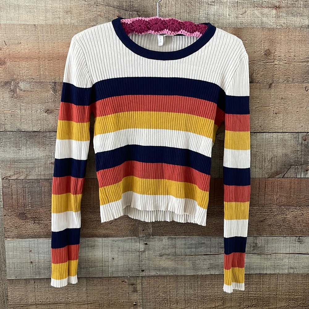 Sky and Sparrow Striped Long Sleeve